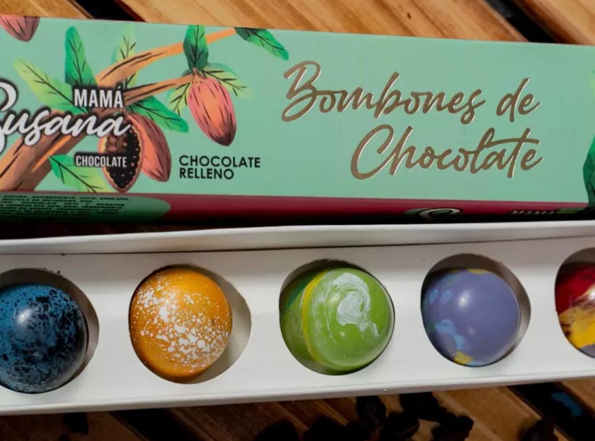 Caja de bombones de chocolate